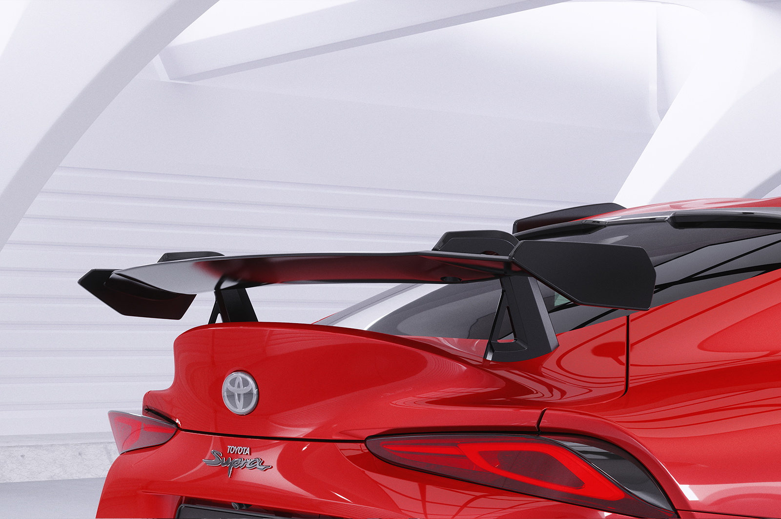 Schwanenhals Heckflügel mit ABE für Toyota GR Supra (A90) SHF030 Image 7 Schwanenhals Heckflügel mit ABE für Toyota GR Supra (A90) SHF030 Image 7
