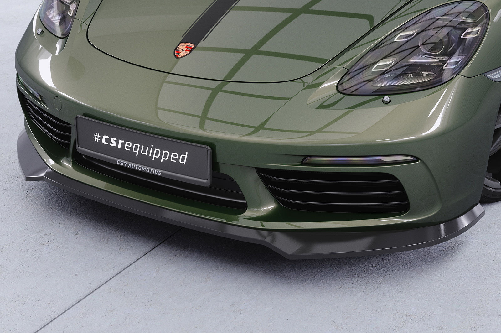 Cup-Spoilerlippe mit ABE für Porsche 718 Boxster 982 / 718 Cayman 982 CSL853