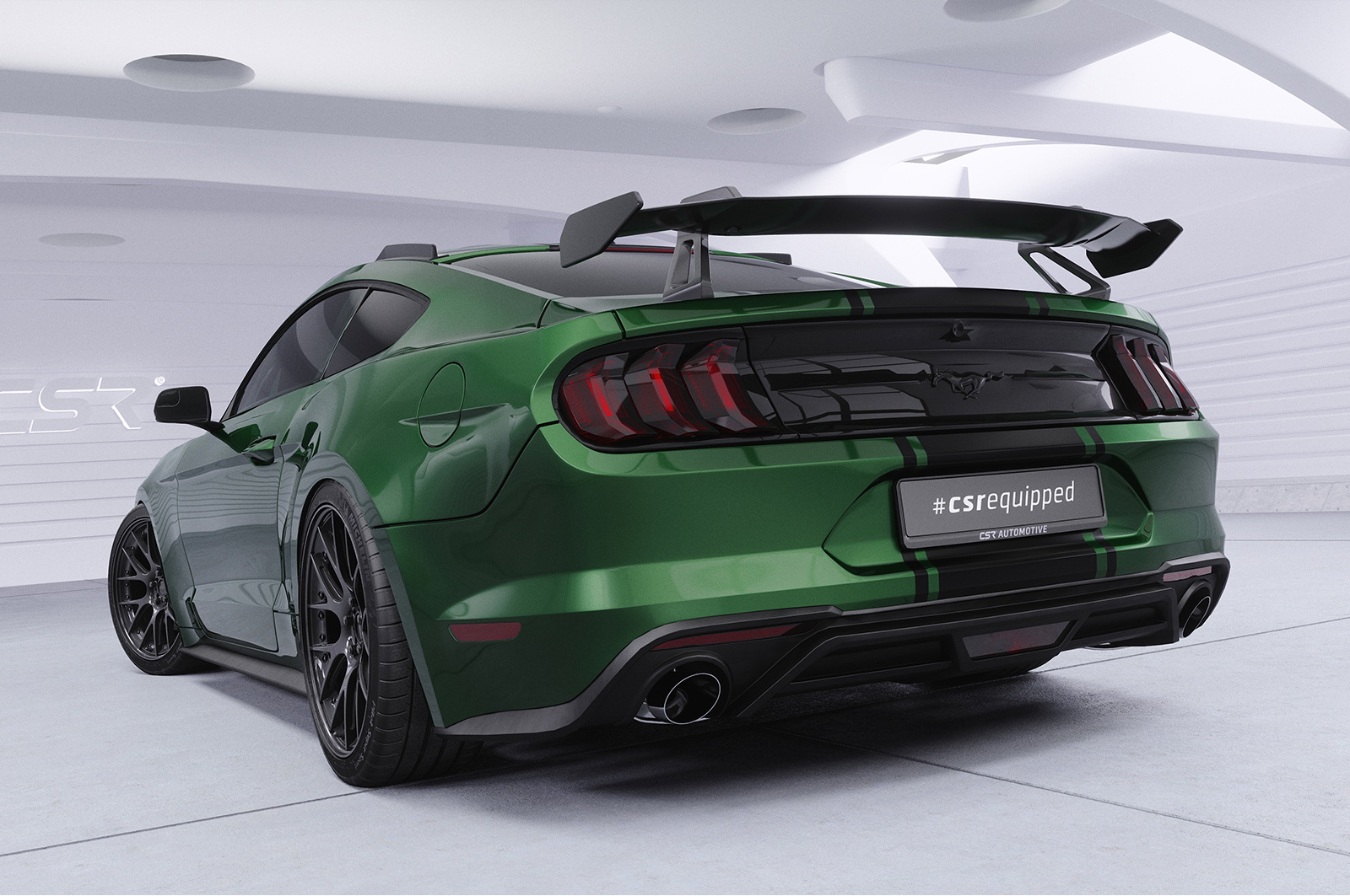 Schwanenhals Heckflügel mit ABE für Ford Mustang MK6 Coupe SHF070 Image 12 Schwanenhals Heckflügel mit ABE für Ford Mustang MK6 Coupe SHF070 Image 12
