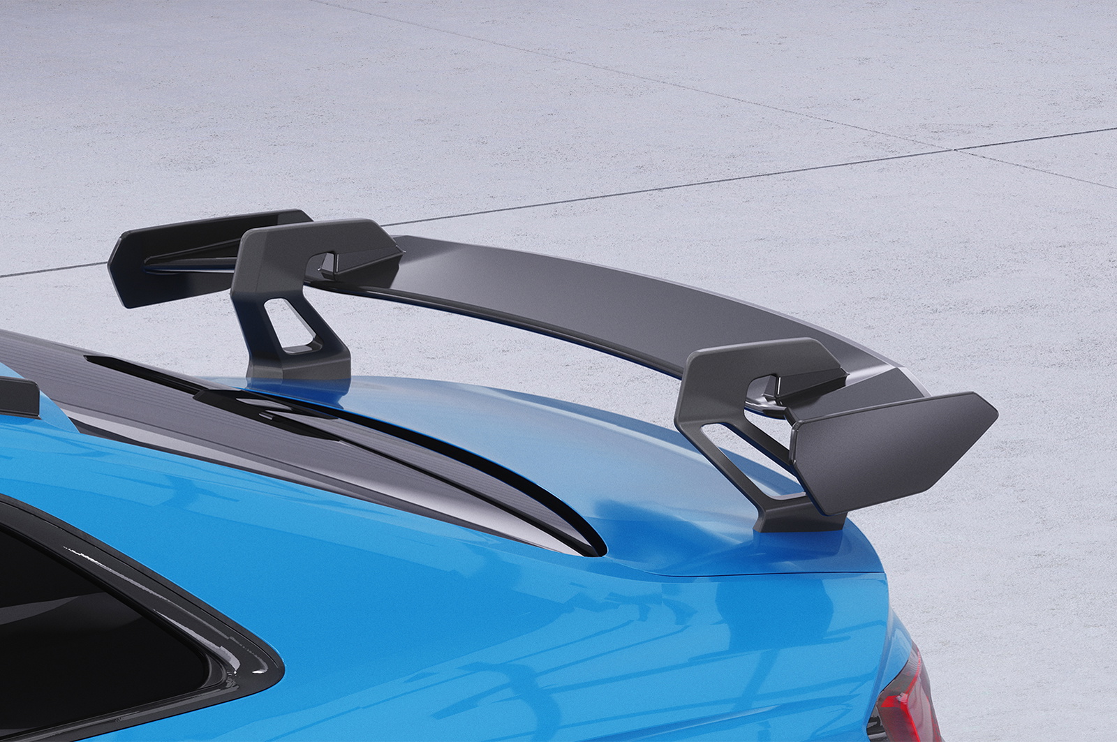 Schwanenhals Heckflügel mit ABE für Audi A5 / S5 / RS5 (F5) Coupe SHF066 Image 1