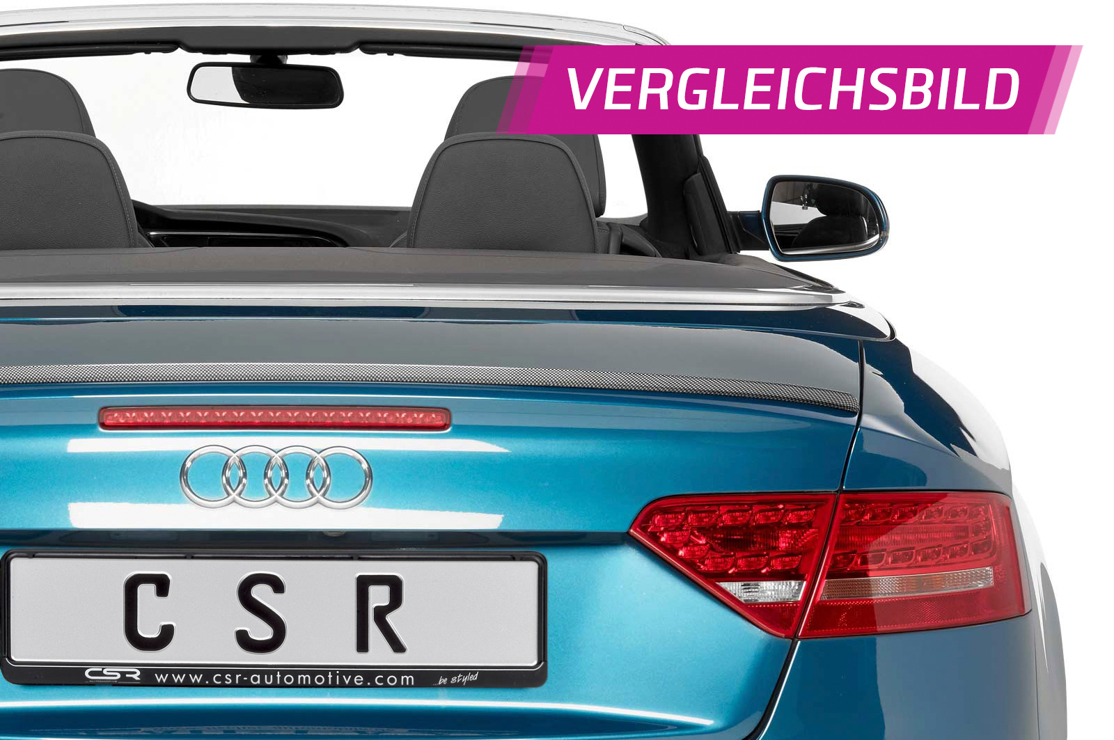 Hecklippe Carbon-Look für Audi A5 8T Sportback HL139-C Image 1